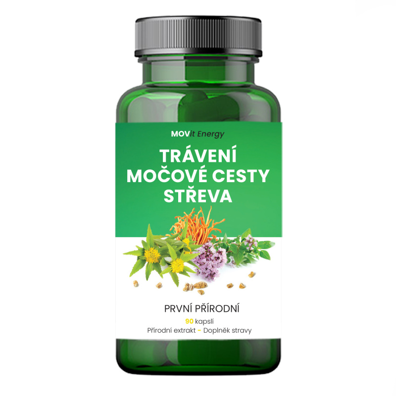 MOVit Energy MOVit Trávení - Močové cesty - Střeva, 90 kapslí