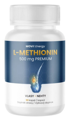 MOVit Energy MOVit Methionin PREMIUM 500 mg, 90 veganských kapslí