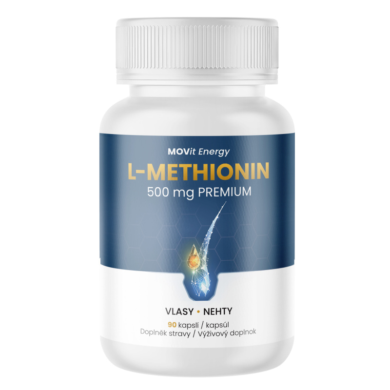 MOVit Energy MOVit Methionin PREMIUM 500 mg, 90 veganských kapslí