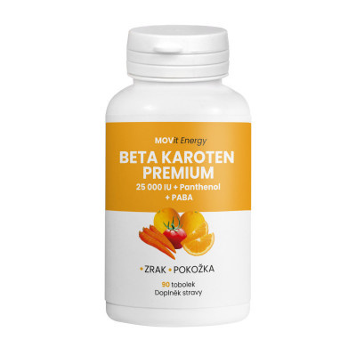 MOVit Energy MOVit Beta karoten 25000 IU+Panthenol+PABA, 90 tobolek