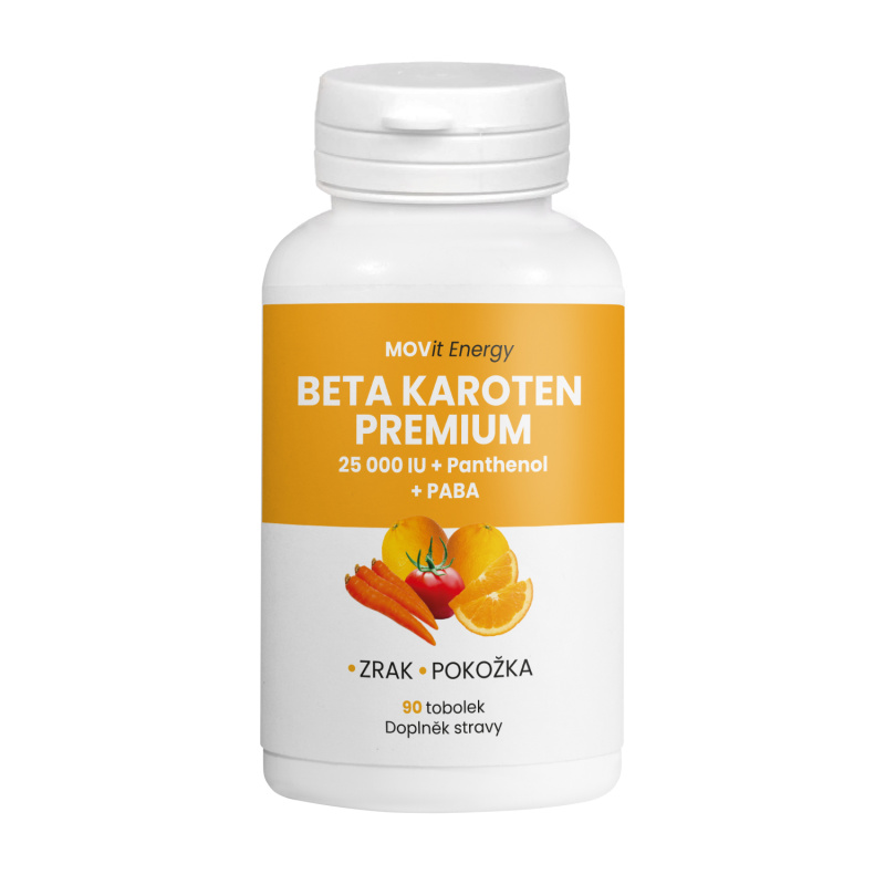 MOVit Energy MOVit Beta karoten 25000 IU+Panthenol+PABA, 90 tobolek