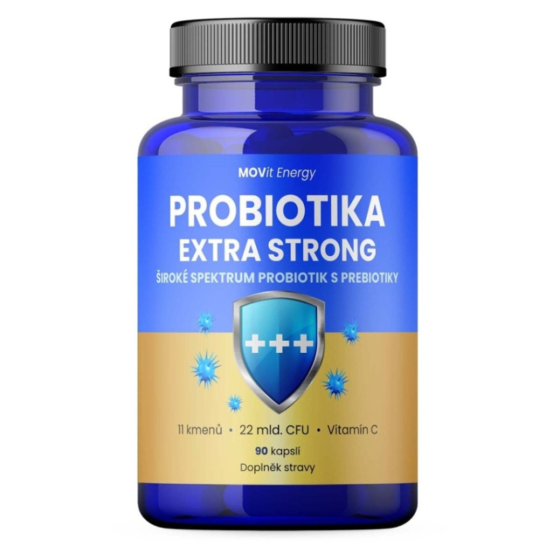 MOVit Energy MOVit Probiotika EXTRA STRONG 90 veganských kapslí