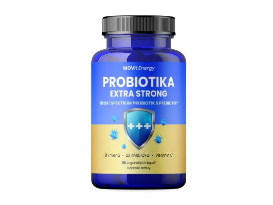 MOVit Energy MOVit Probiotika EXTRA STRONG 90 veganských kapslí