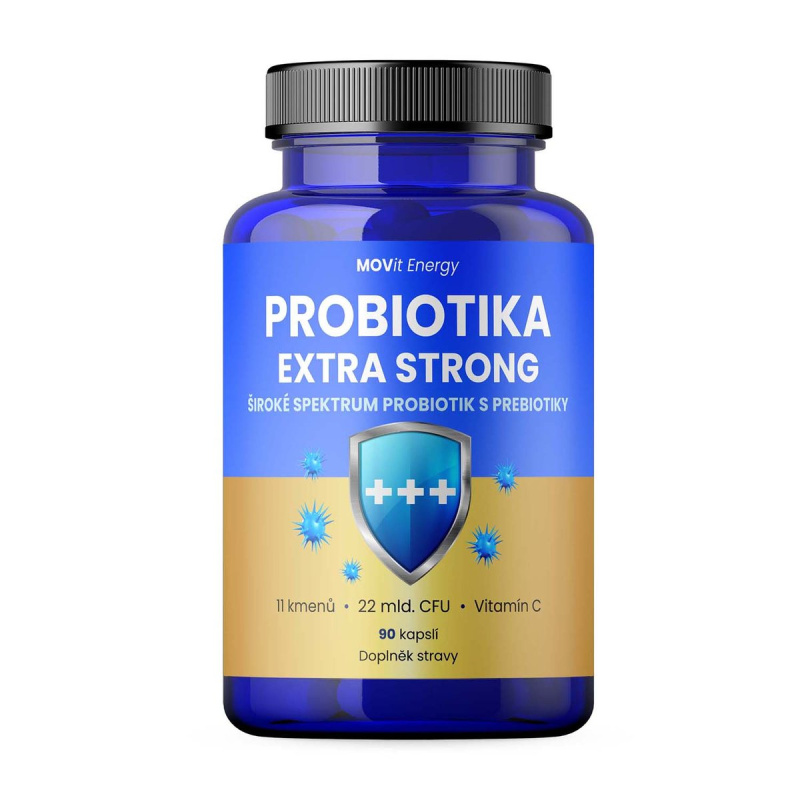 MOVit Energy MOVit Probiotika EXTRA STRONG 90 veganských kapslí