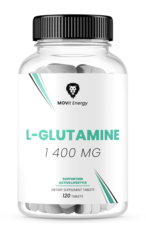 MOVit Energy MOVit L-Glutamin 1400 mg, 120 tablet