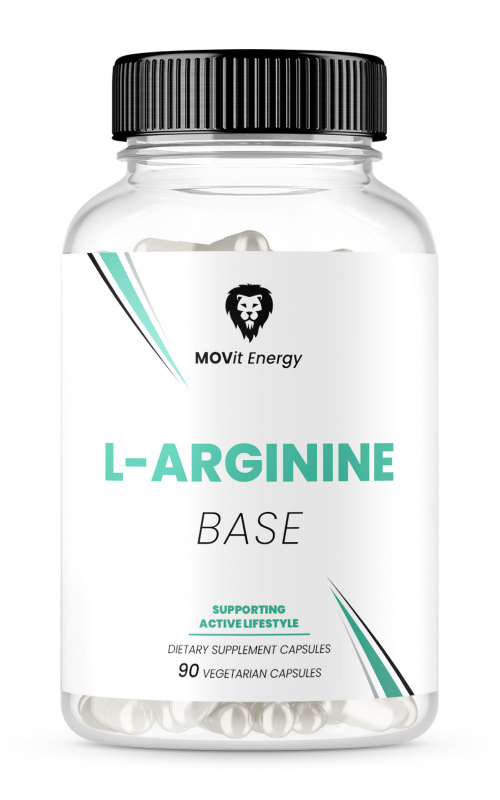 MOVit Energy MOVit L-Arginin base, 90 vegetariánských kapslí