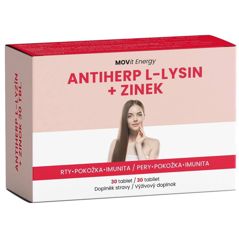 MOVit Energy MOVit AntiHerp L-Lysin + Zinek, 30tbl.