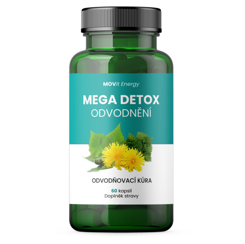 MOVit Energy MOVit Mega Detox Odvodnění, 60 kapslí