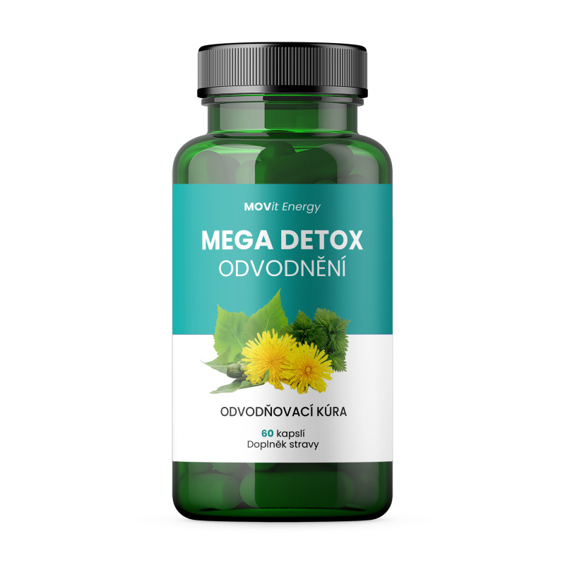 MOVit Energy MOVit Mega Detox Odvodnění, 60 kapslí