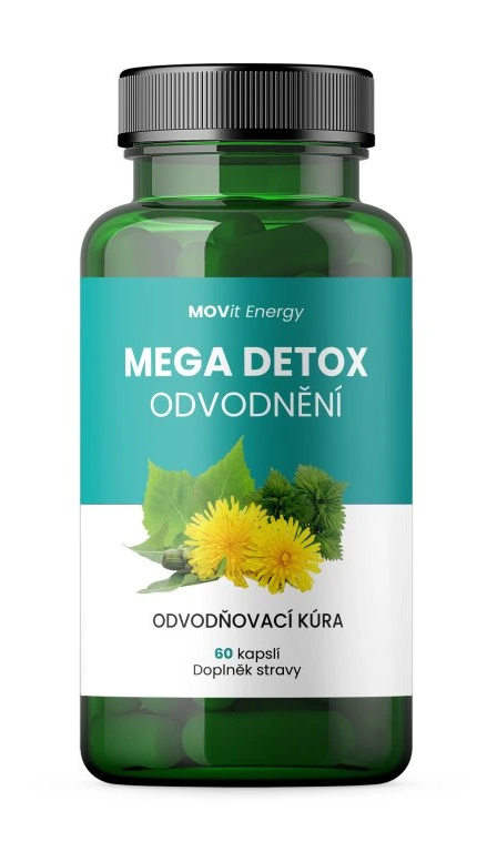 MOVit Energy MOVit Mega Detox Odvodnění, 60 kapslí