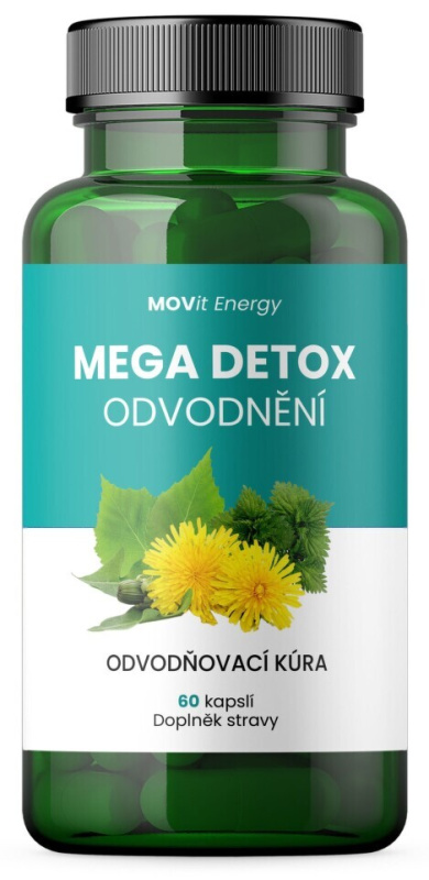 MOVit Energy MOVit Mega Detox Odvodnění, 60 kapslí