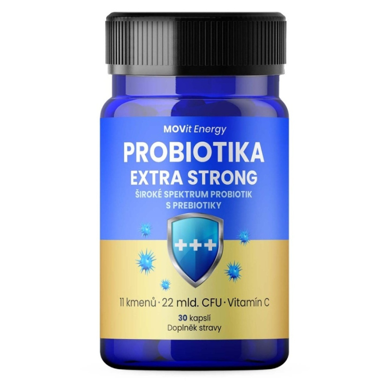 MOVit Energy MOVit Probiotika EXTRA STRONG, 30 cps.