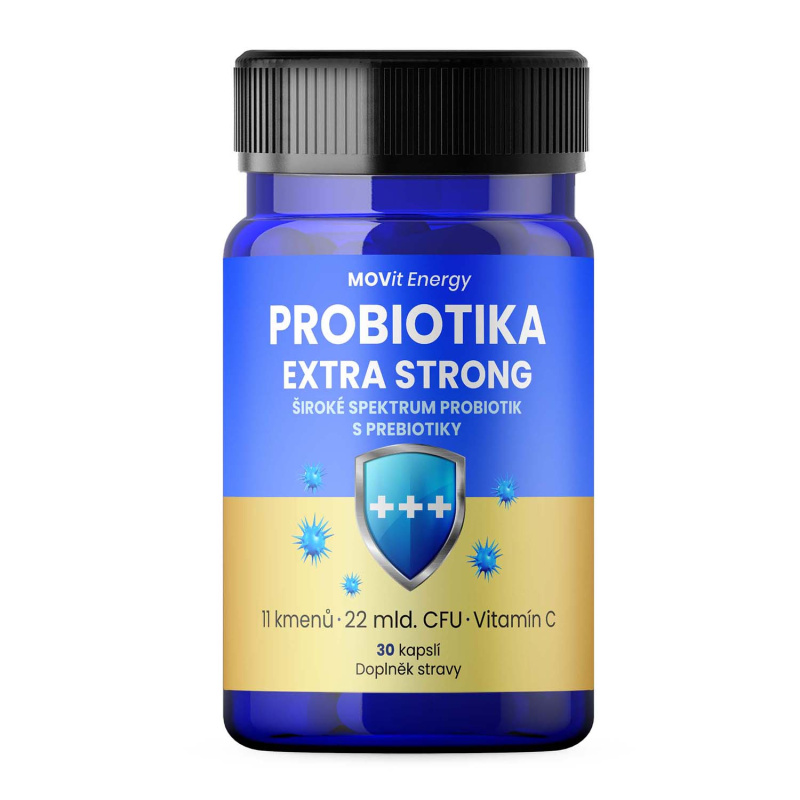 MOVit Energy MOVit Probiotika EXTRA STRONG, 30 cps.