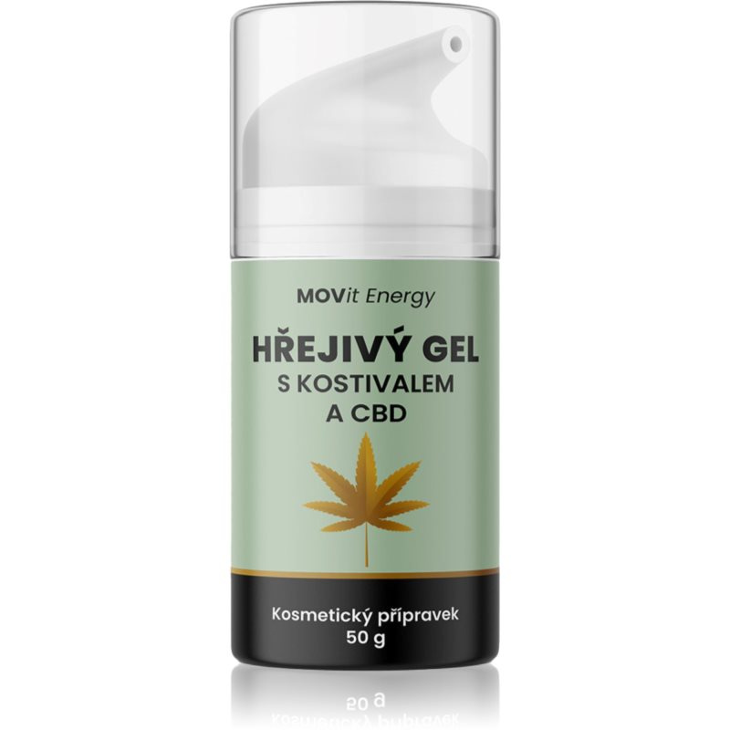 Movit Energy Hřejivý gel s kostivalem a CBD hřejivý gel pro uvolnění svalů a kloubů 50 g