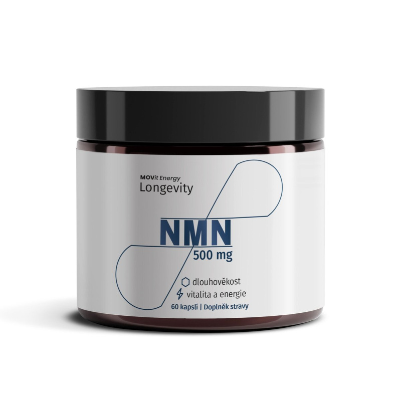 MOVIT ENERGY LONGEVITY NMN 500 mg Nikotinamid mononukleotid 60 kapslí