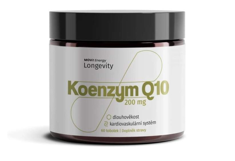 MOVIT LONGEVITY Koenzym Q10 200 mg Extra Strong 60 tobolek