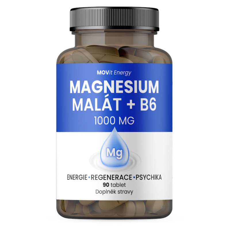 MOVit MAGNESIUM MALATE 1000mg + B6 tbl.90