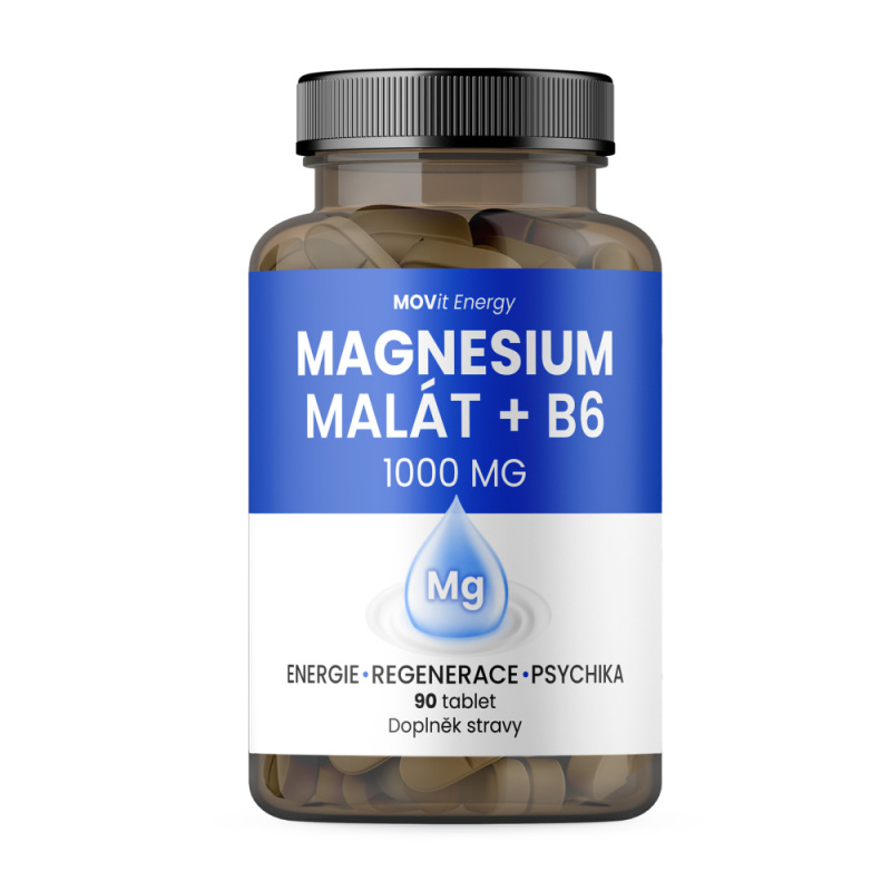 MOVit MAGNESIUM MALATE 1000mg + B6 tbl.90