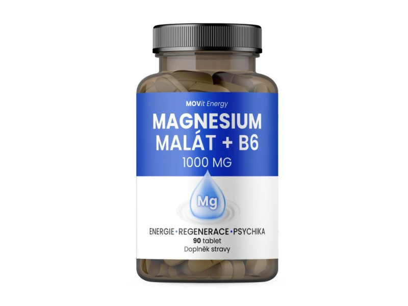 MOVit MAGNESIUM MALATE 1000mg + B6 tbl.90