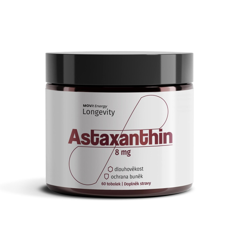 MOVIT ENERGY Longevity Astaxanthin 8 mg 60 tobolek