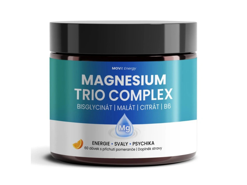 MOVIT Magnesium Trio Complex Drink pomeranč 60 dávek