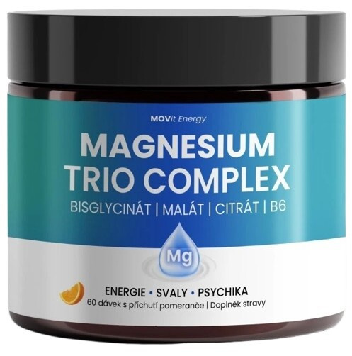 MOVIT Magnesium Trio Complex Drink pomeranč 60 dávek