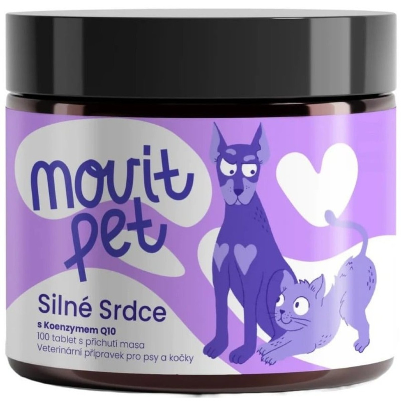 MOVit PET Silné srdce, Koenzym Q10,s přích.masa  100tbl.