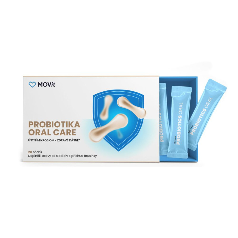 MOVIT ENERGY Probiotika oral care 20 sáčků