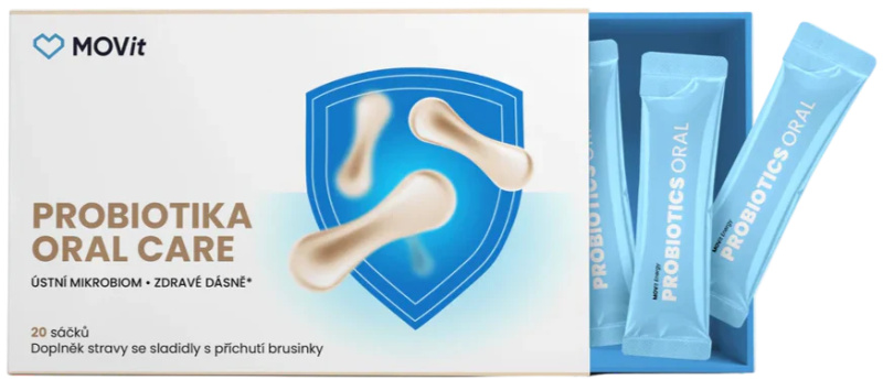 MOVIT ENERGY Probiotika oral care 20 sáčků