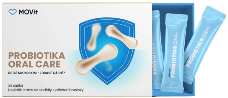 MOVIT ENERGY Probiotika oral care 20 sáčků