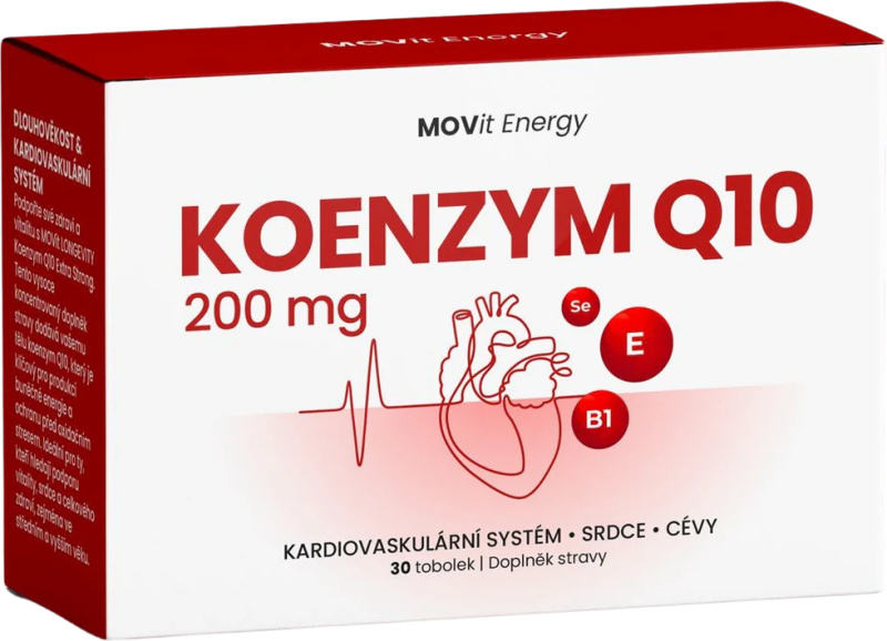 MOVIT ENERGY Koenzym Q10 200 mg Extra Strong 30 tobolek