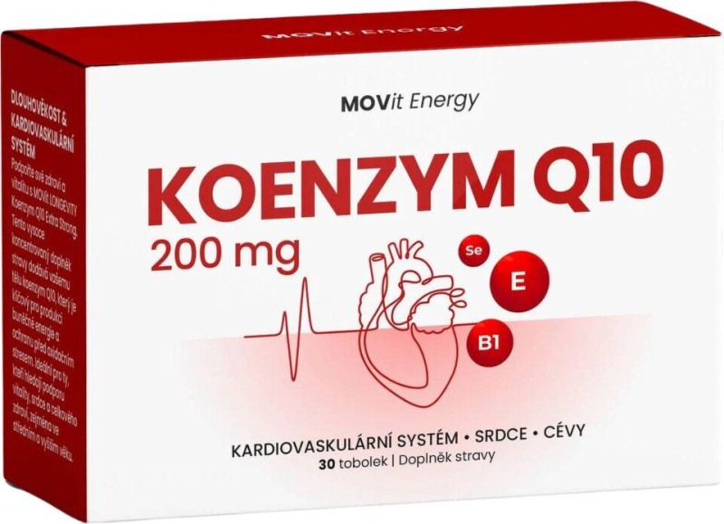 MOVIT ENERGY Koenzym Q10 200 mg Extra Strong 30 tobolek