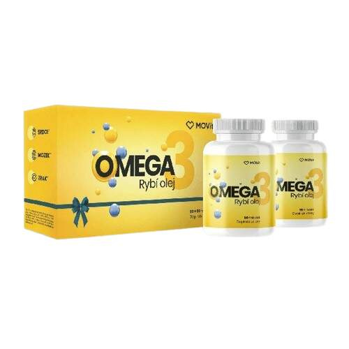 MOVit Omega 3 Rybí olej tob.90+90
