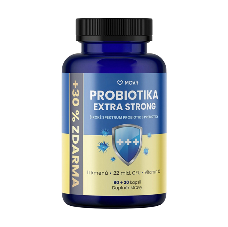 MOVit Probiotika Extra Strong cps.90+30