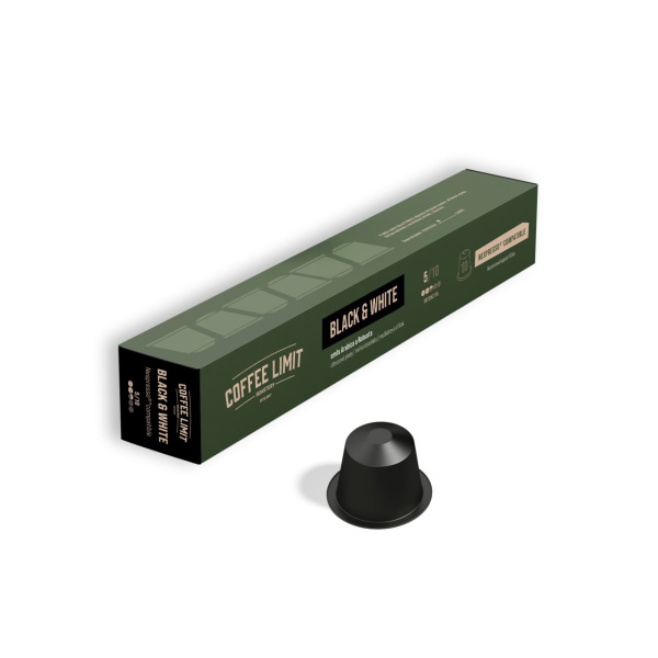 KAPSLE DR.COFF. NESPRESSO  BLACK & WHITE   10 KS