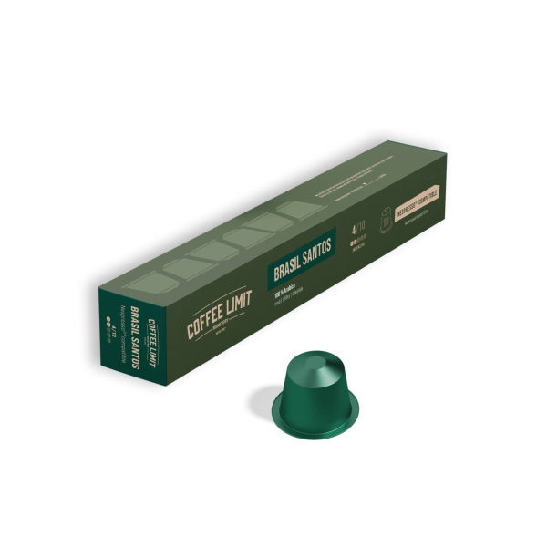 KAPSLE DR.COFF. NESPRESSO BRASIL SANTOS   10 KS