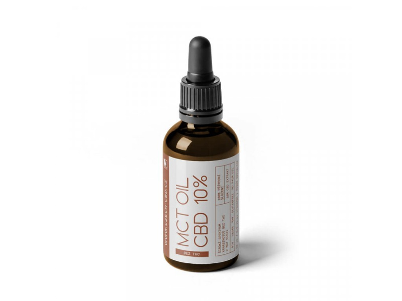 CZECHCBD CBD Kokosový olej 10%, 10ml