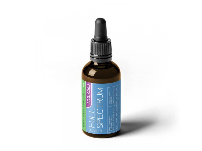 CZECHCBD Olivový olej CBD 20% fullspectrum, 10 ml
