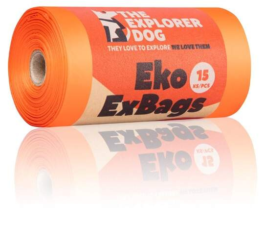 EXPLORER DOG Sáčky na psí hovínka 15 ks