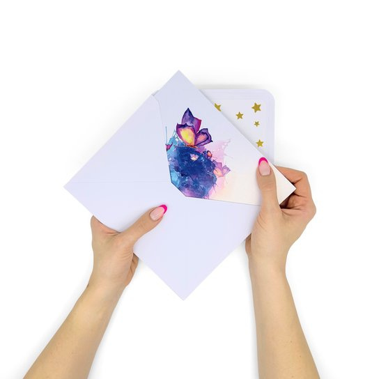 3D přání Šťastný motýl -  Autor Neuveden
