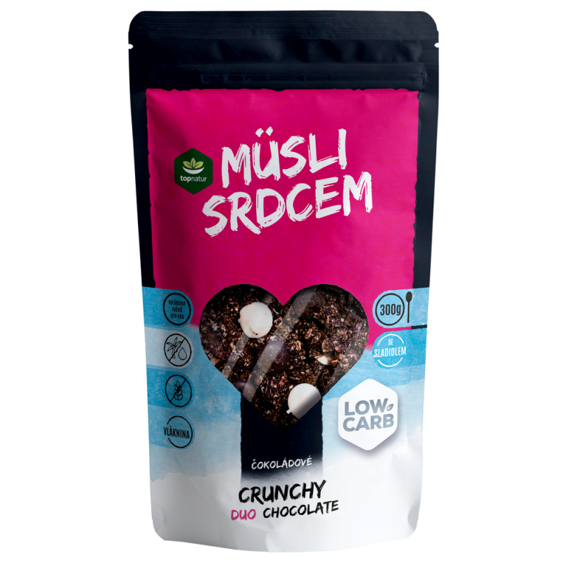 Topnatur LOW CARB Müsli čokoládové, 300 g