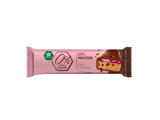 Topnatur 0% SUGAR protein tyčinka Višně v čokoládě, 40 g