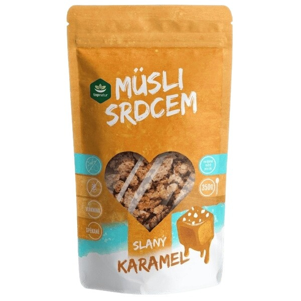Topnatur Müsli srdcem Slaný karamel, 350 g