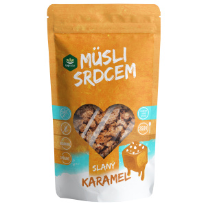 Topnatur Müsli srdcem 350g slaný karamel