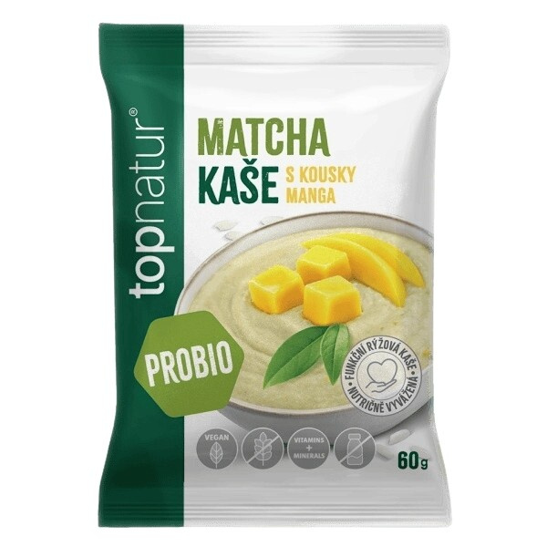 TOPNATUR Probio kaše matcha s mangem 60 g