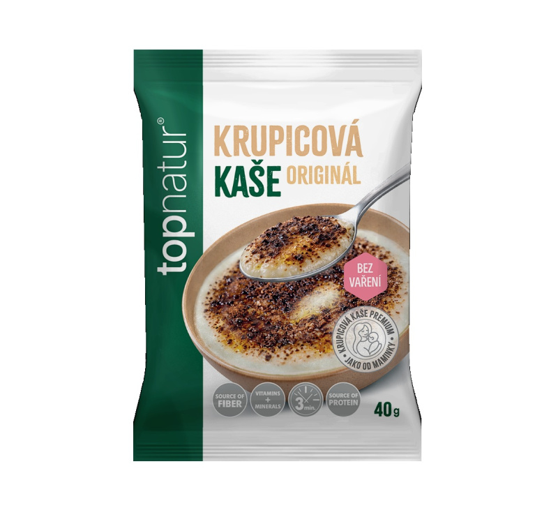 Topnatur Krupicová kaše originál 40g