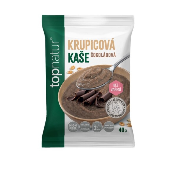 TOPNATUR Krupicová kaše čokoláda 40 g