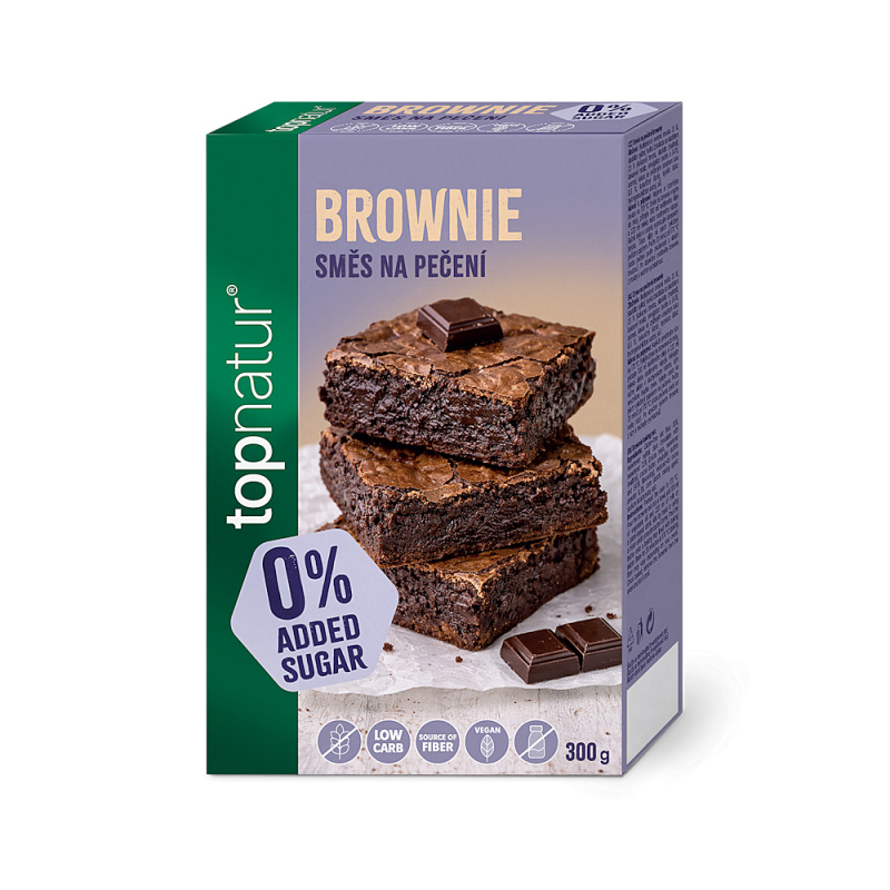 TOPNATUR No added sugar směs na brownie 300 g