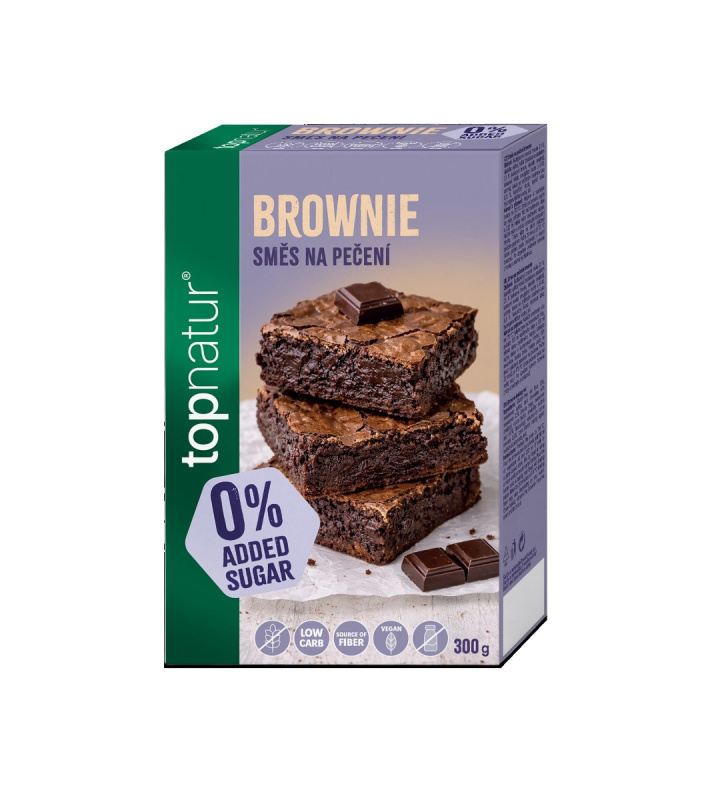 TOPNATUR No added sugar směs na brownie 300 g
