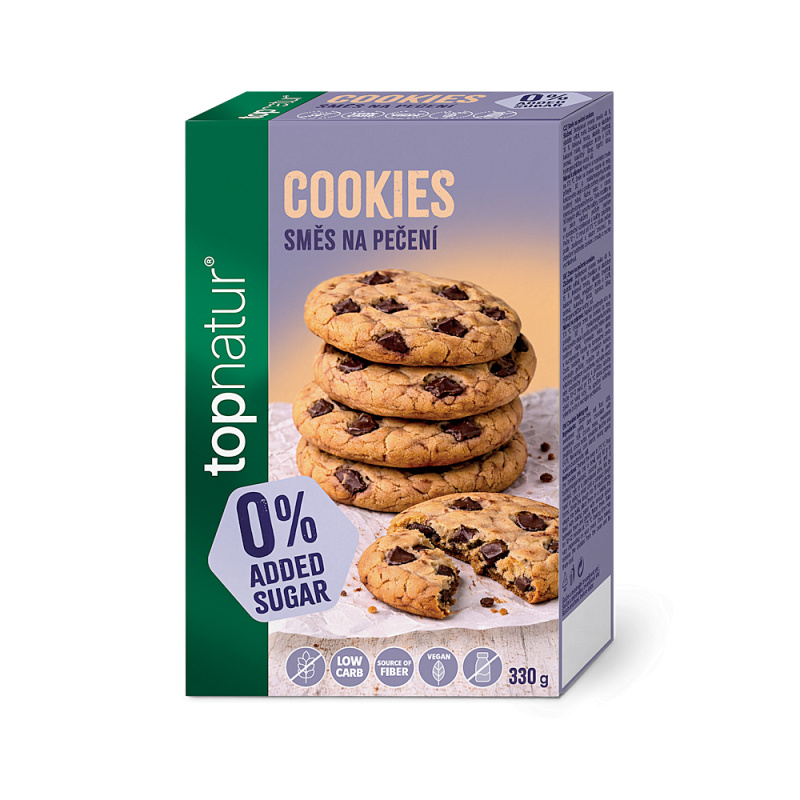 TOPNATUR No added sugar směs na cookies 330 g